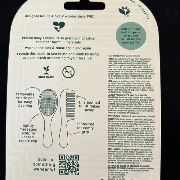 Cradle cap brush & comb set - Picture 2 of 3